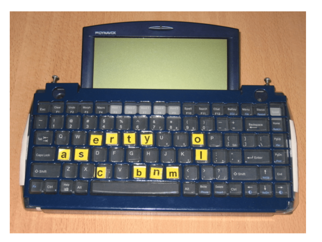 adapted keyboard