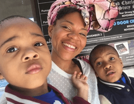 Parent with children