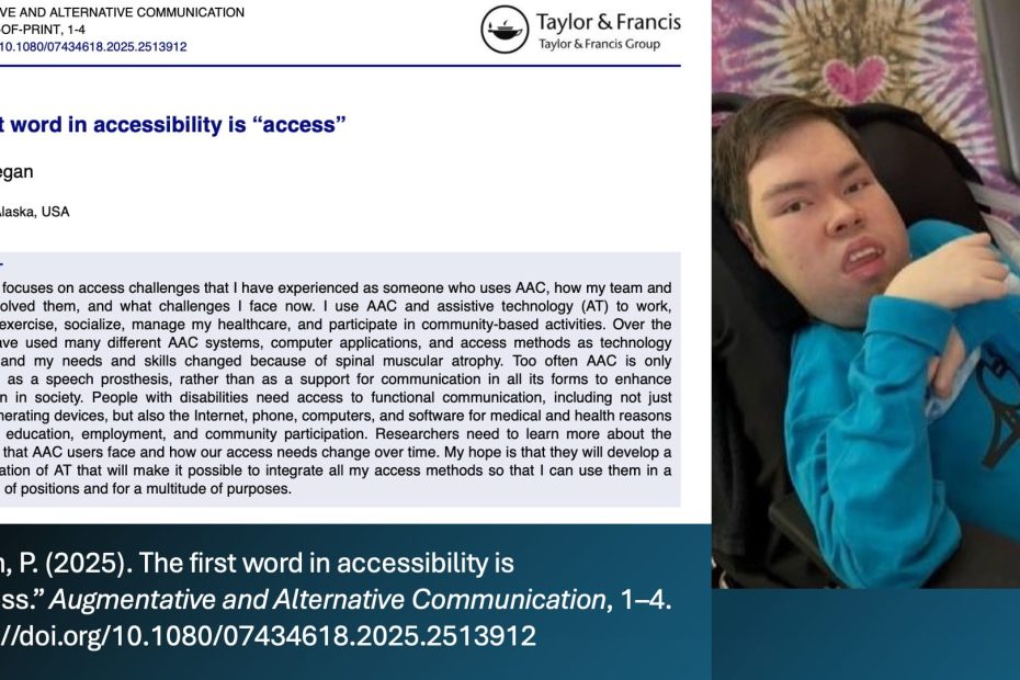 Picture of Patrick Regan and screenshot of abstract